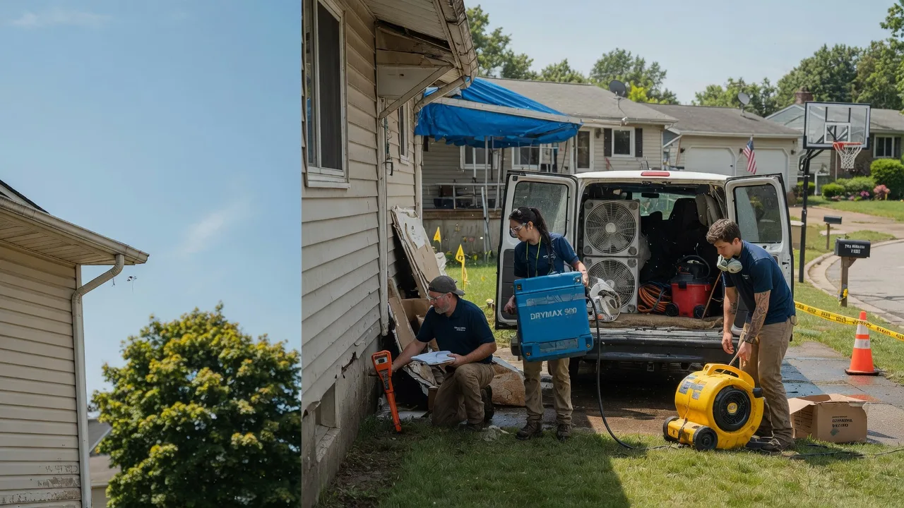 Ceiling Leak Cleanup in Columbiana, OH near me